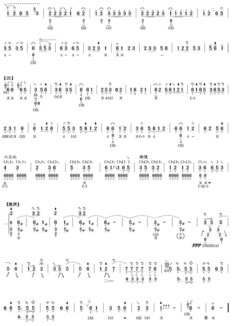 Chen Sui（pipa sheet music）