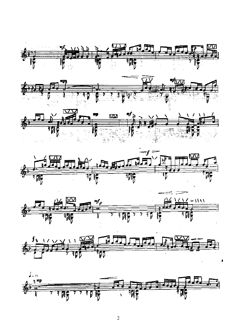 Brake Yana（tanerbu sheet music）