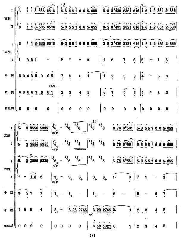 Erquan Yingyue (Huqin)（huqin sheet music）