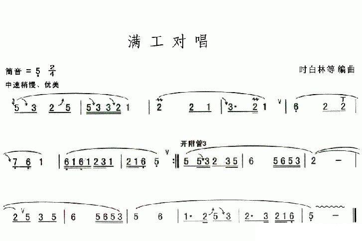 Full duet（hulusi sheet music）