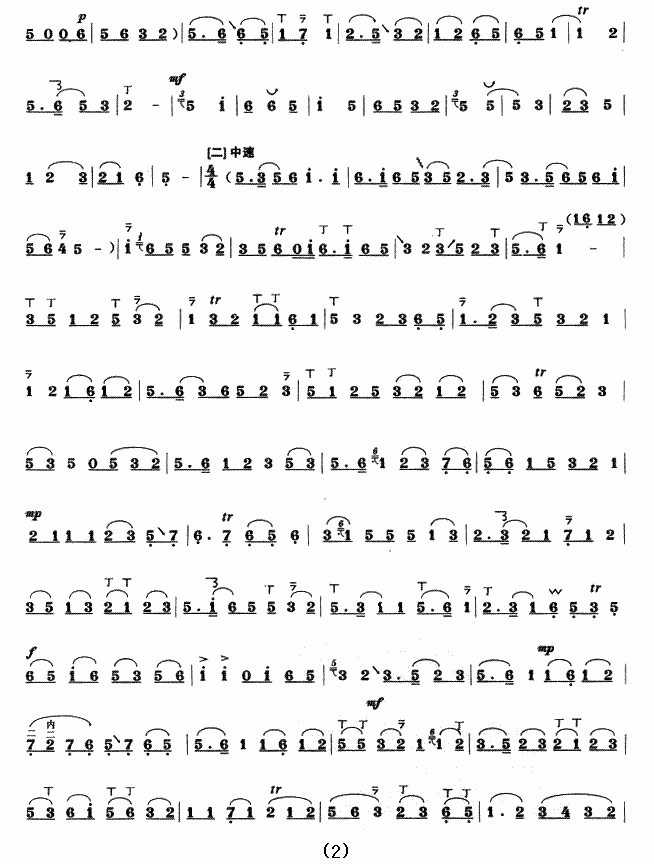 Alto Banhu: Silk String Minor（banhu sheet music）