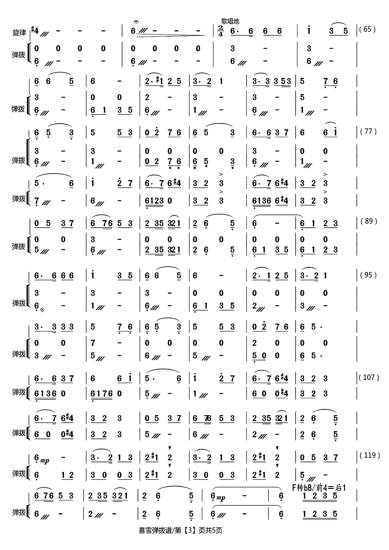 Xixue (Zhongruan)（zhongruan sheet music）