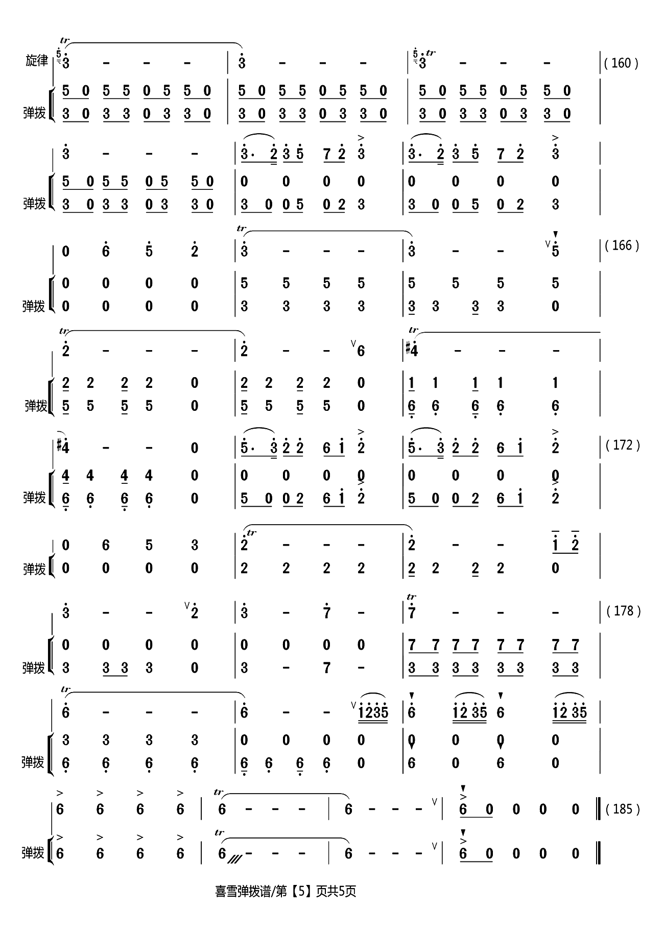 Xixue (Zhongruan)（zhongruan sheet music）