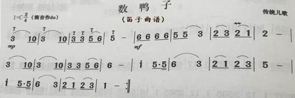 数鸭子(传统儿歌)