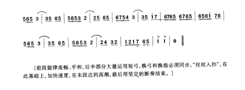 快乐的农夫（二胡）（二胡谱）