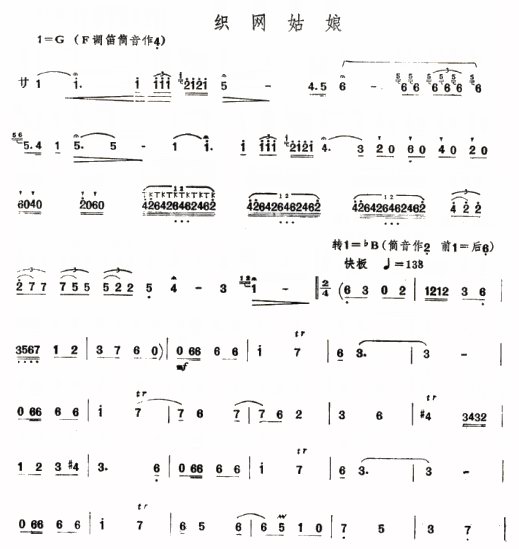web girl（dizi sheet music）