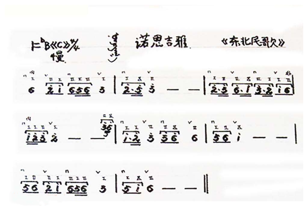 Noengia（matouqin sheet music）