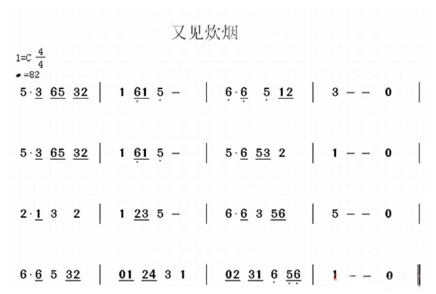 See smoke from cooking (Shakuhachi)（chiba sheet music）