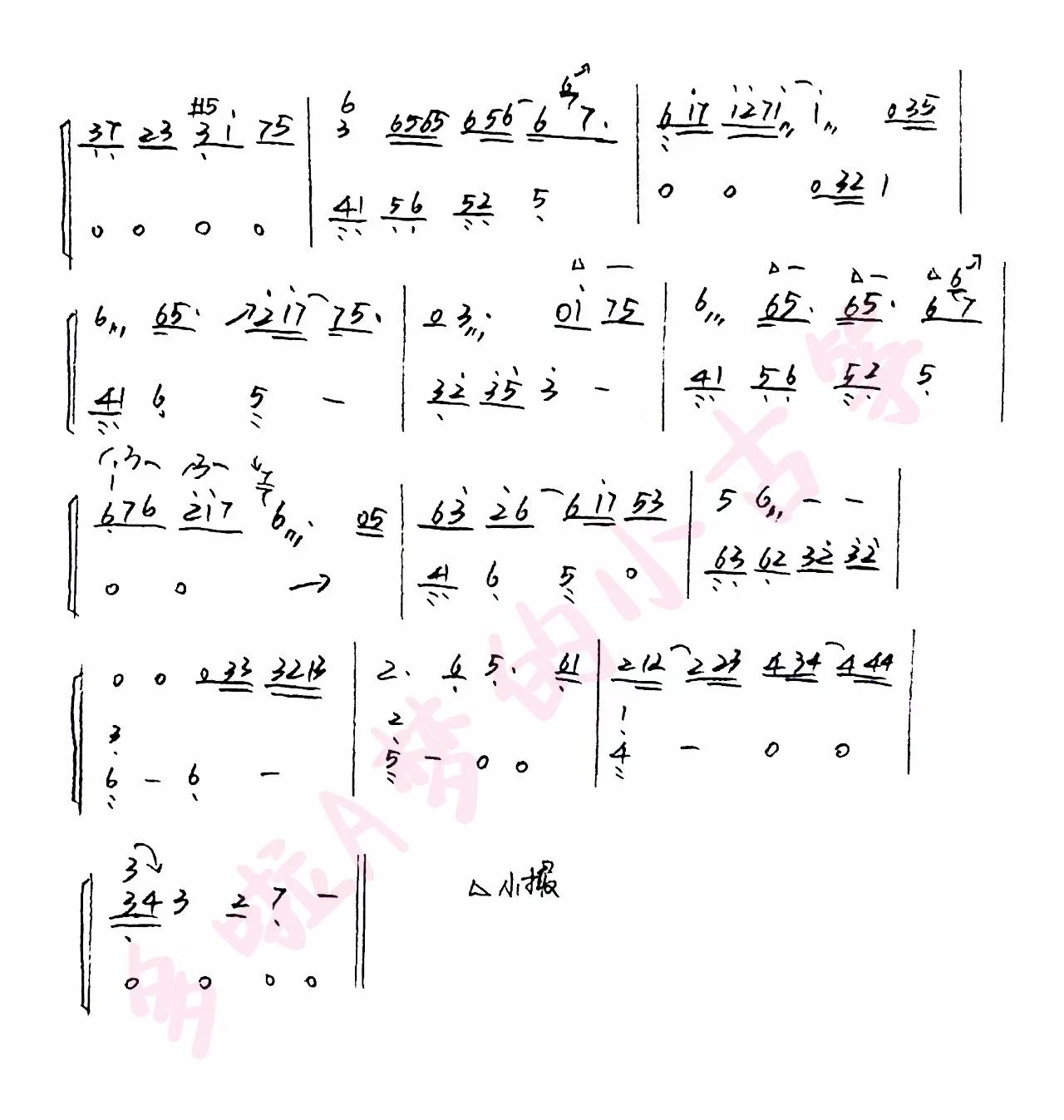 Ru Sha（guzheng sheet music）