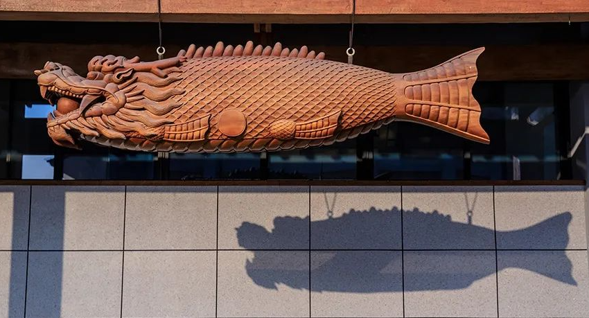 Shape characteristics of wooden fish