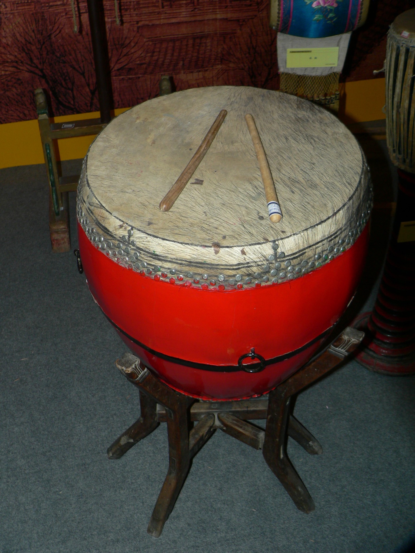 The structure of the drum