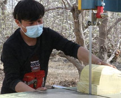 Xinjiang Licheng craftsmen use tree 