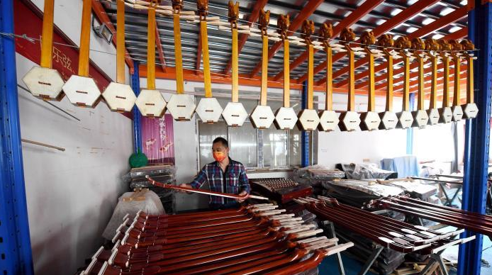 The products are sold at home and abroad in the National Musical Instrument Industrial Park, Raoyang County, Hengshui City, Hebei Province