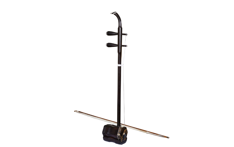 Why is the sound of the lower position of the erhu dull and opaque?