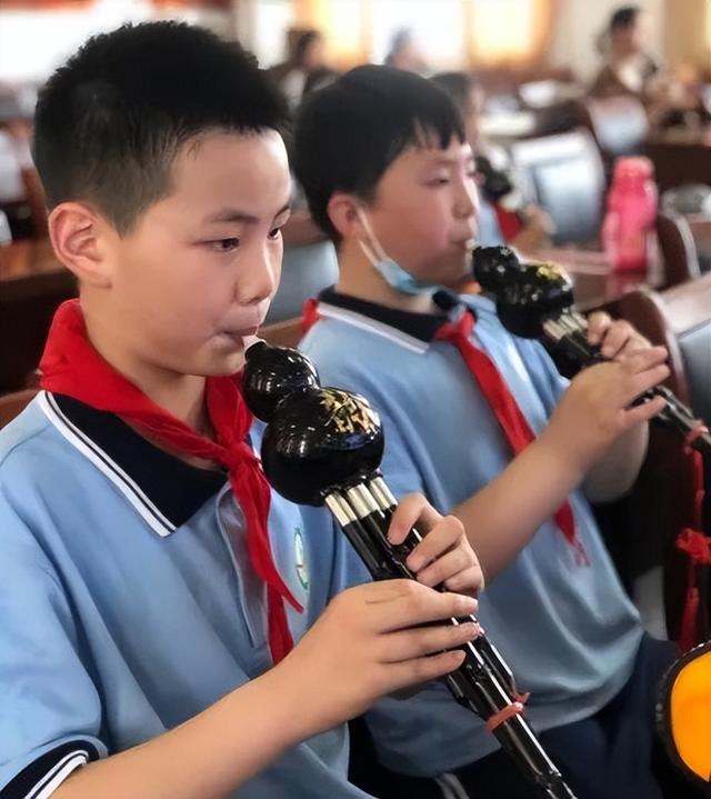 After-school service in Funan No. 10: Hulusi playing, pipe flute music