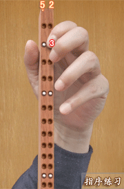 Fingering sequence of Erhu and detailed graphic teaching of reserved finger practice