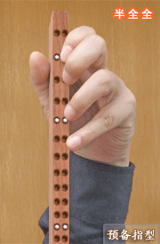 Detailed graphic teaching of erhu-modulated fingering and aerial fingering